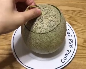 ins风哈密瓜蛋糕~走啊一起去野餐啊的做法 步骤7