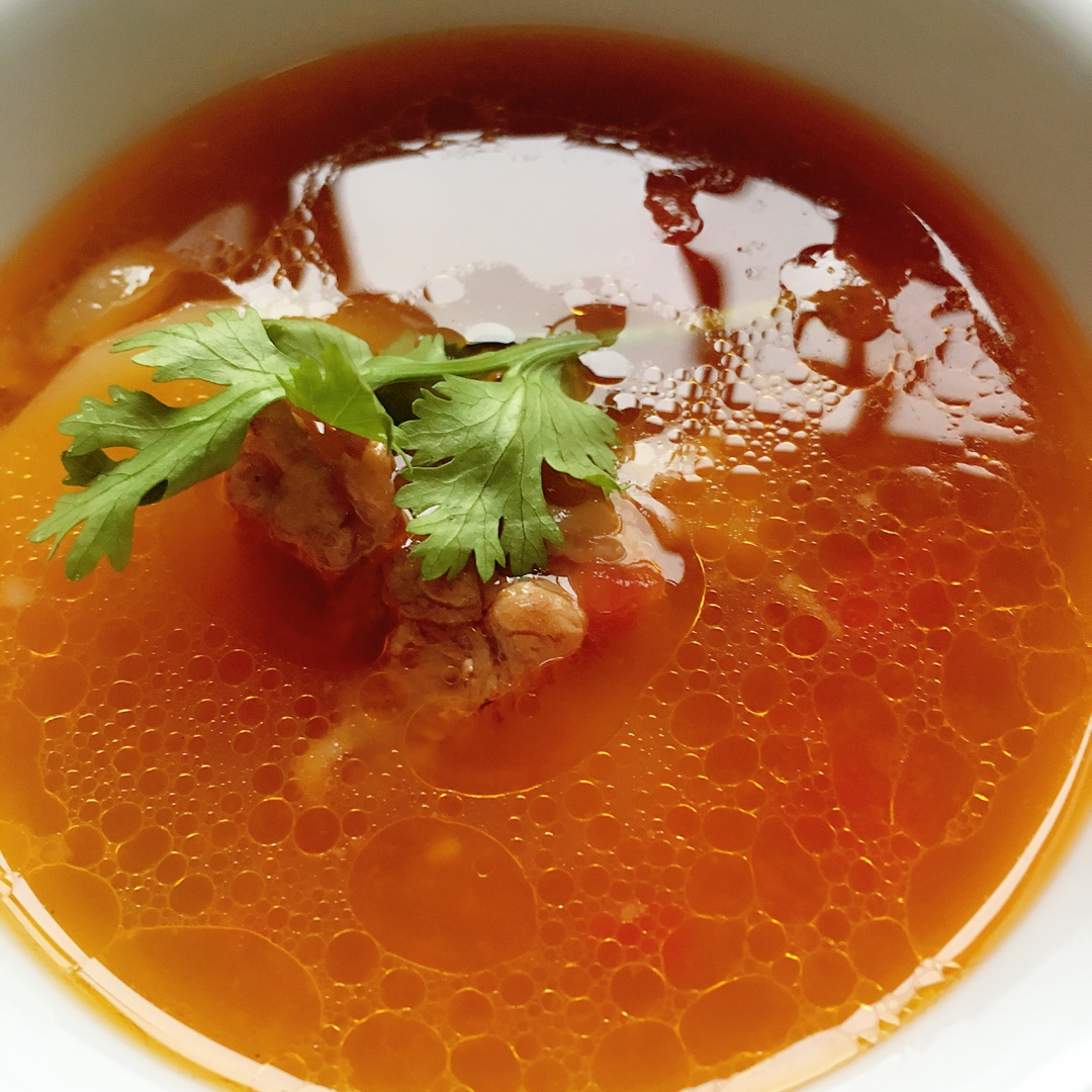 糖宝bb做的土豆番茄牛腩汤