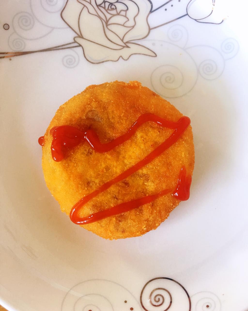 san喔做的可乐饼肉末洋葱土豆饼
