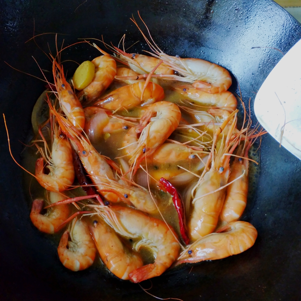 十三香螺丝虾(罗氏虾)