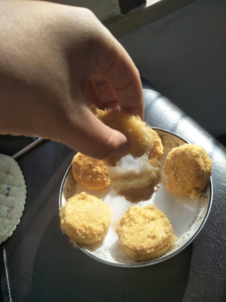 可以拉丝的肉松小贝的做法 步骤15