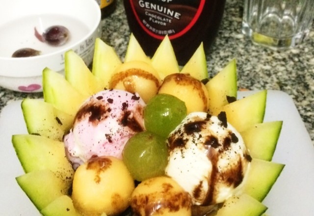 【哈密瓜甜品的做法步骤图,哈密瓜甜品怎么做