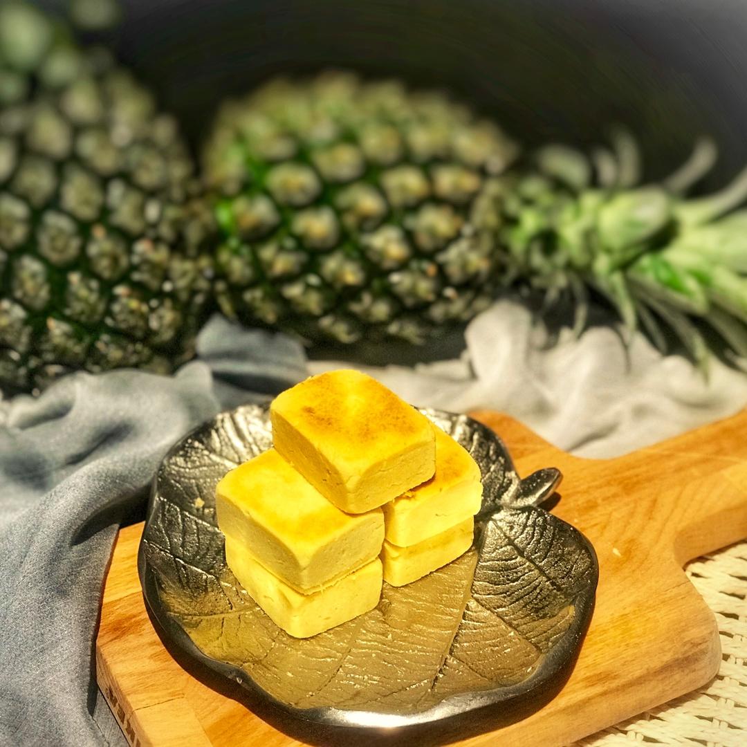 饭饭咯做的台式土凤梨酥(100%菠萝馅)