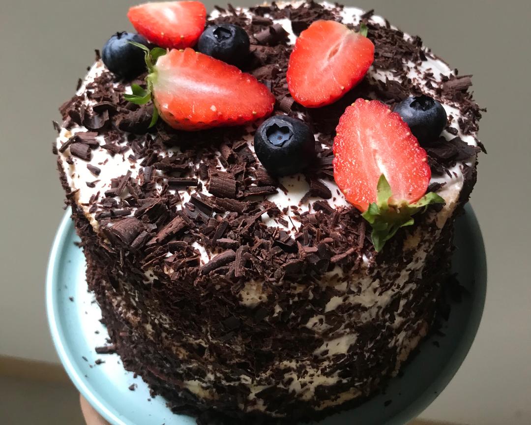 黑森林蛋糕(自制生日蛋糕)