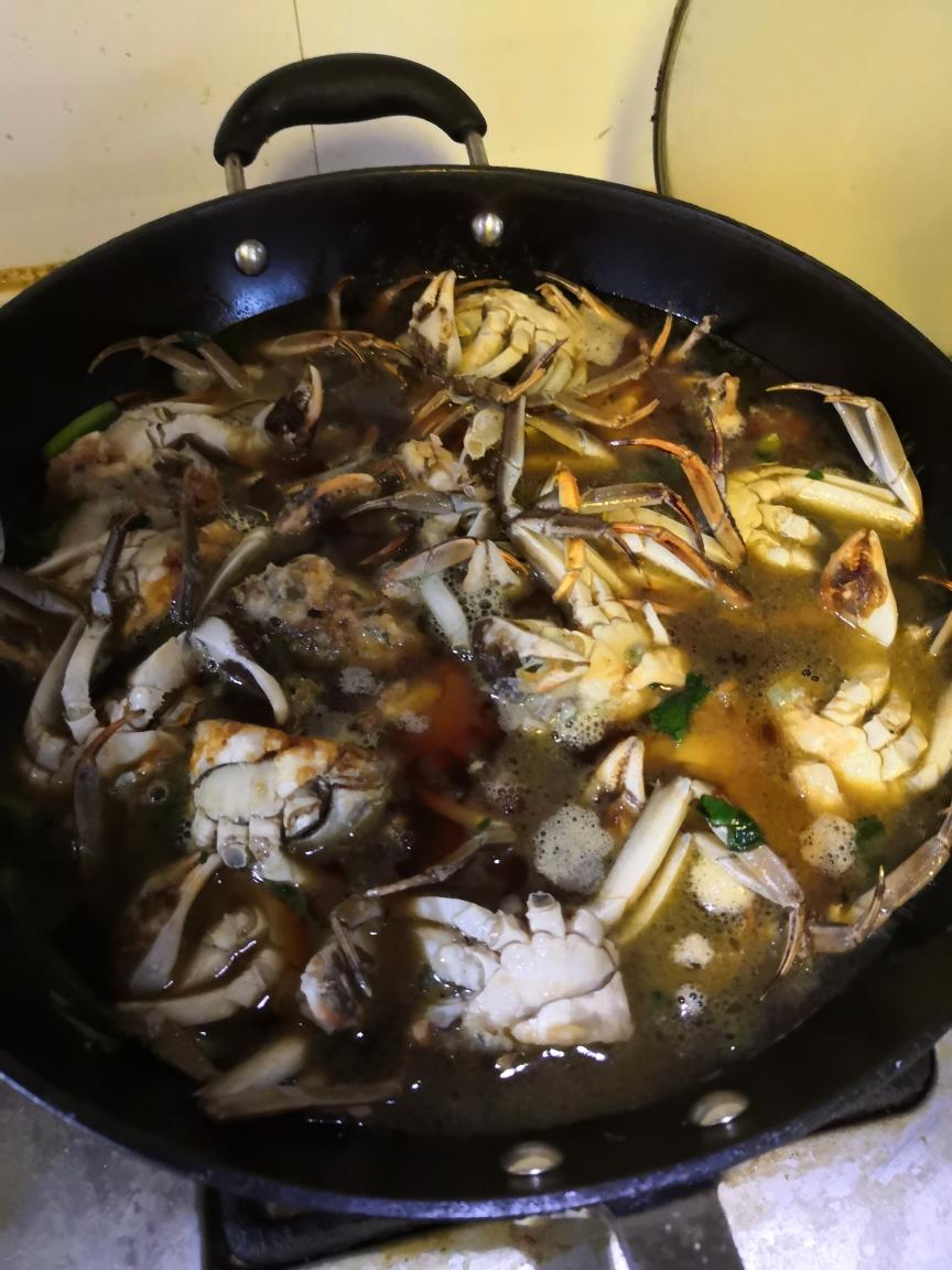 这个季节的时鲜菜—面拖蟹的做法 步骤3