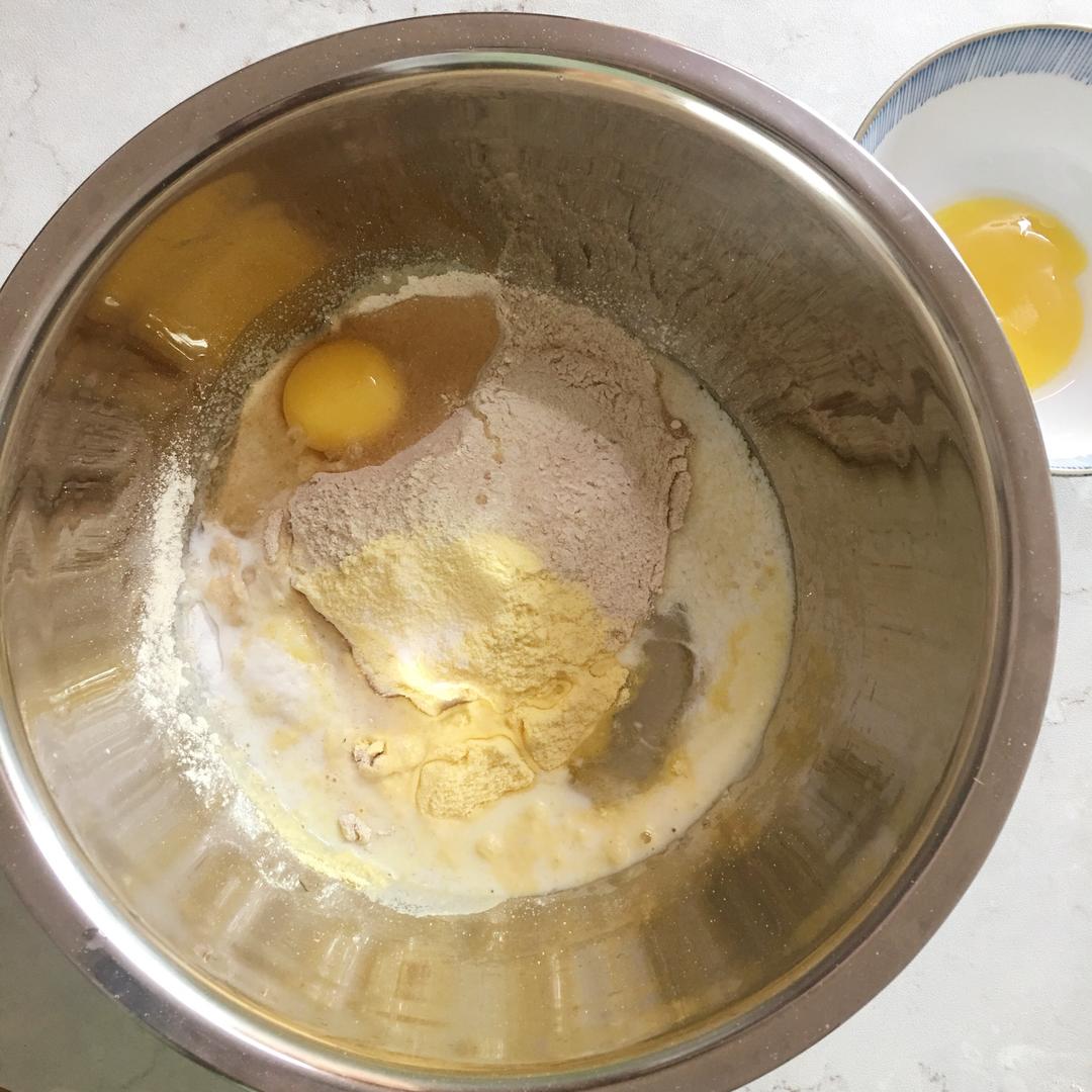 【全麦无糖无油低脂版咸玉米蔓越莓司康的做法步骤图】狐丶小仙-制作