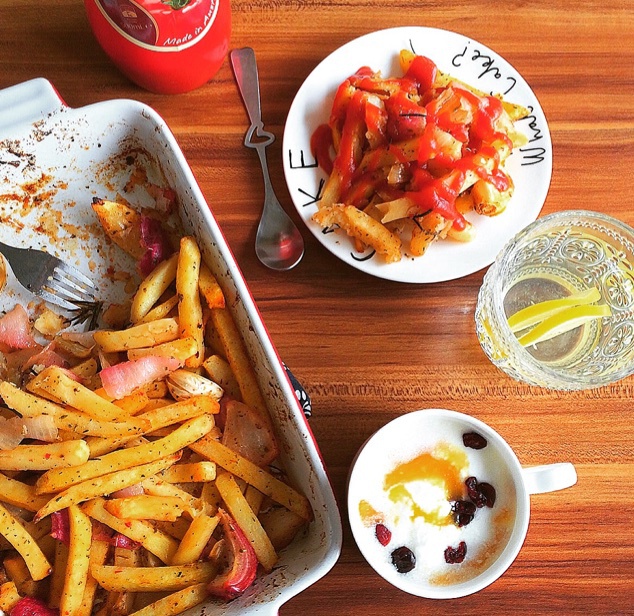 【香料烤薯条图片】阿狸的三三