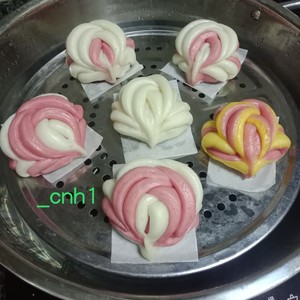 花儿馒头35的做法 步骤23