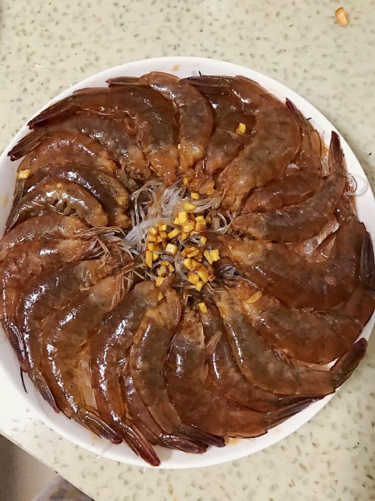 缤纷蒜蓉虾