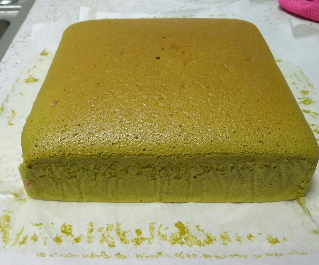 果妈yaoya做的抹茶古早蛋糕—第三课