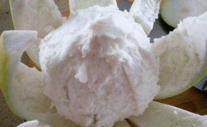 柚子皮蜜饯的做法