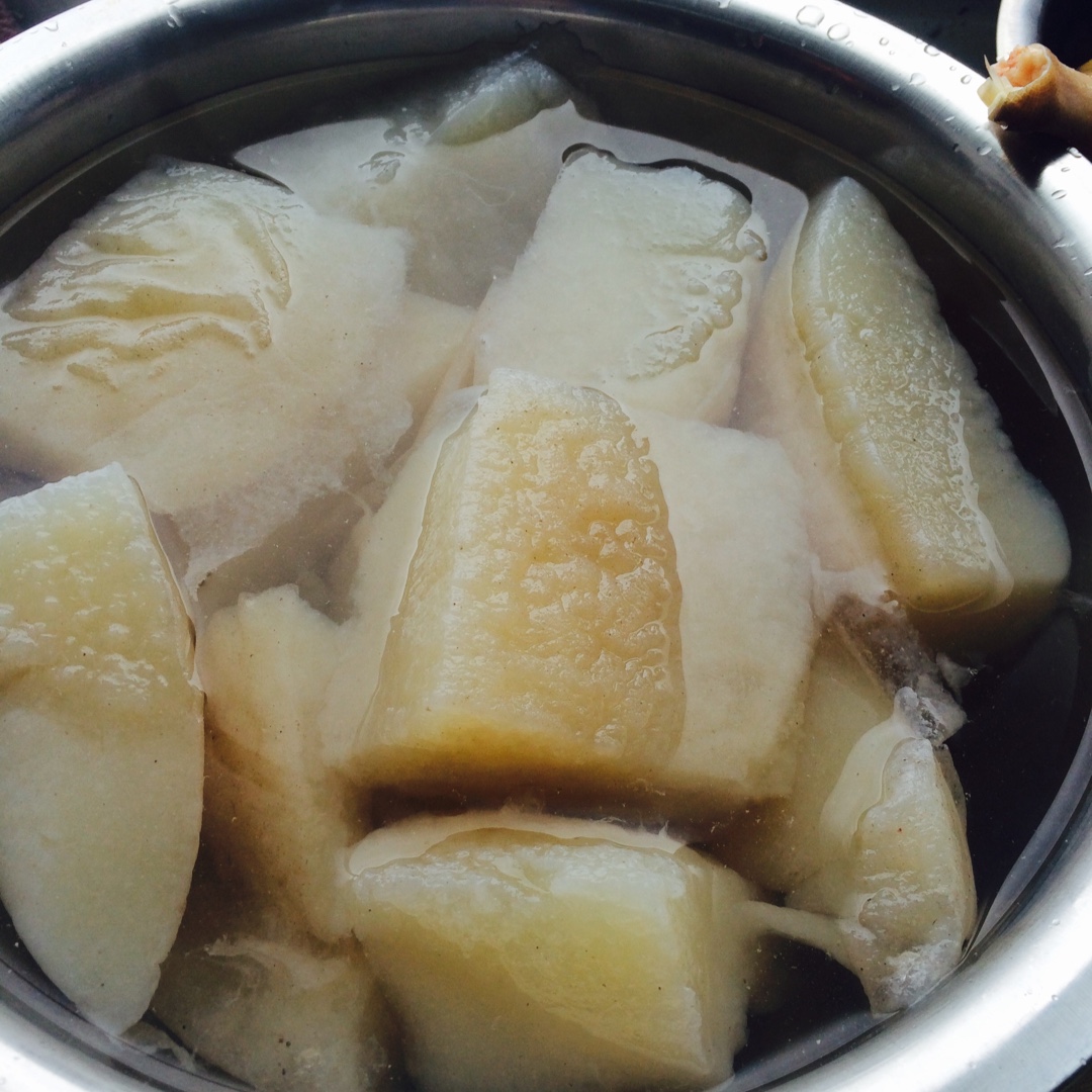 韵航妈妈烘焙屋做的魔芋豆腐制作过程