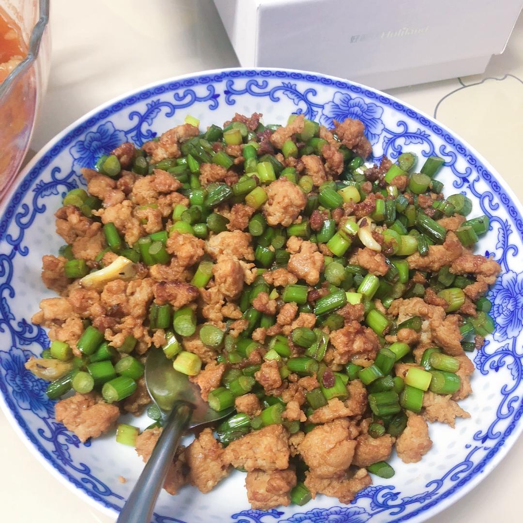pinkj做的苍蝇头(经典台湾家常菜)