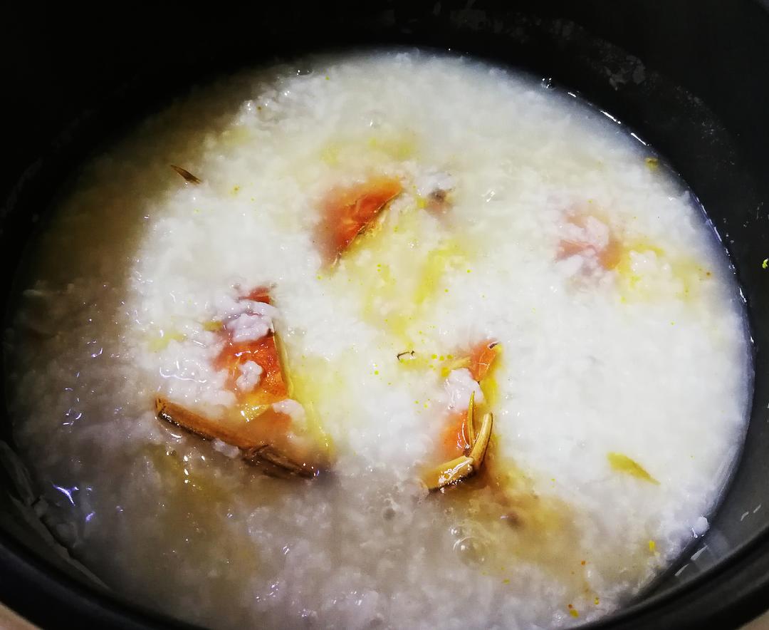 大闸蟹粥