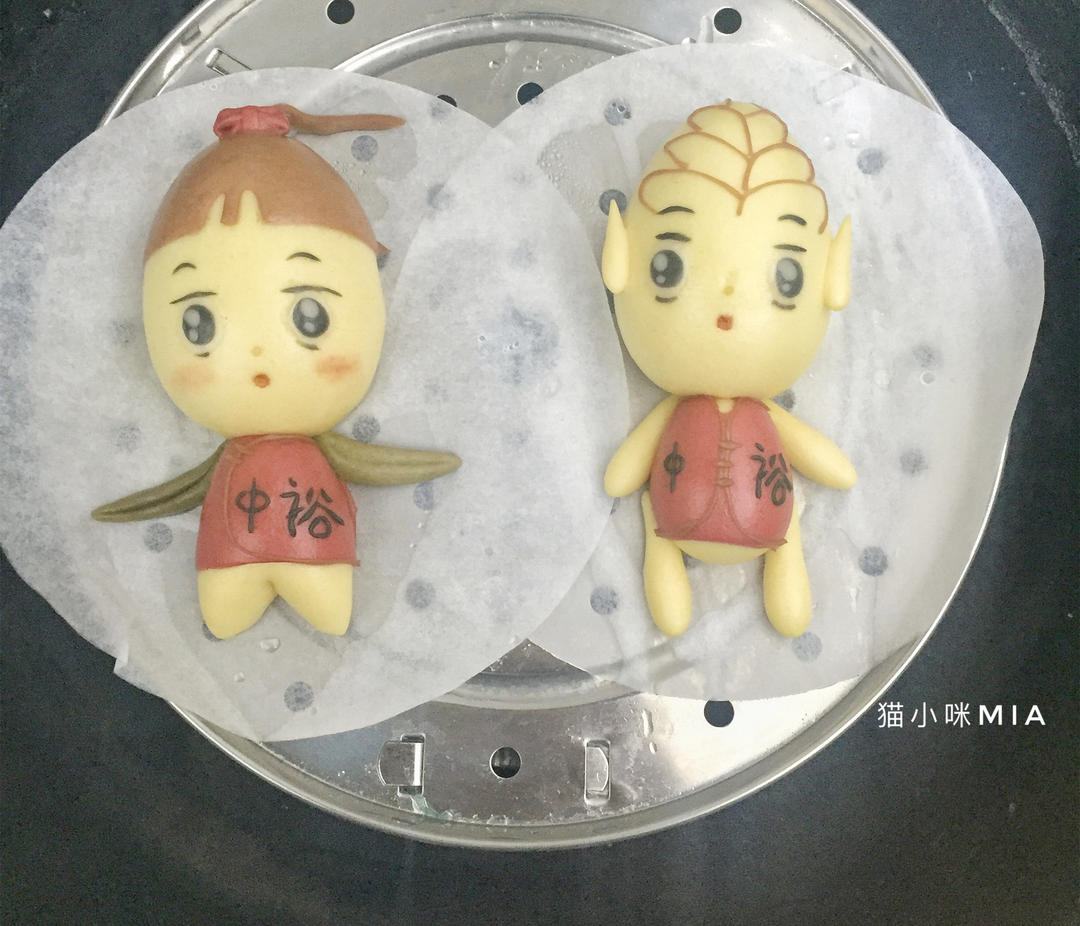 卡通馒头--麦子哥、麦苗妹