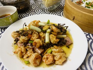 青花椒炒虾仁(江津九叶青)的做法 步骤11