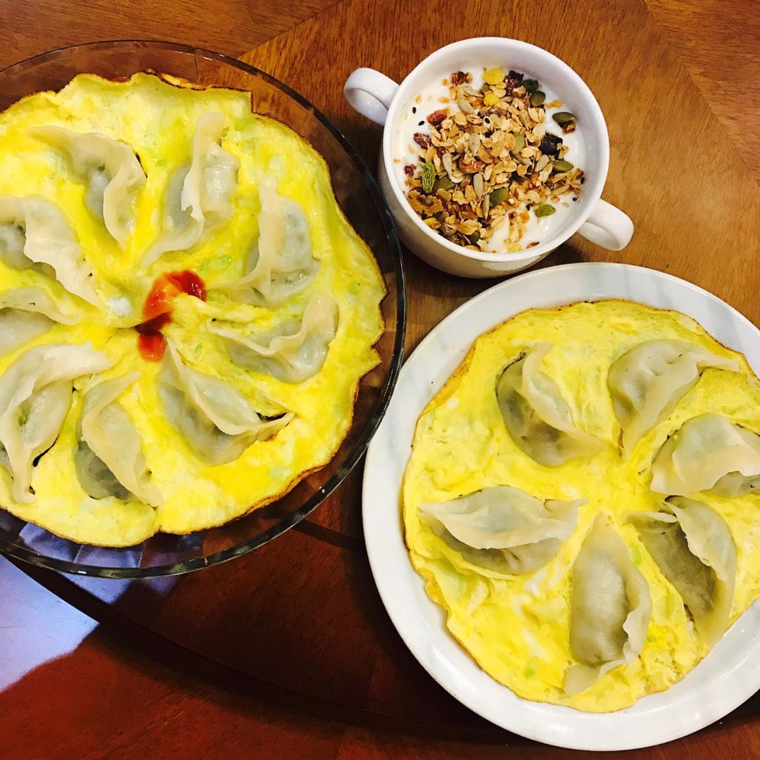 深情不及久伴h做的抱蛋煎饺(速冻饺子)