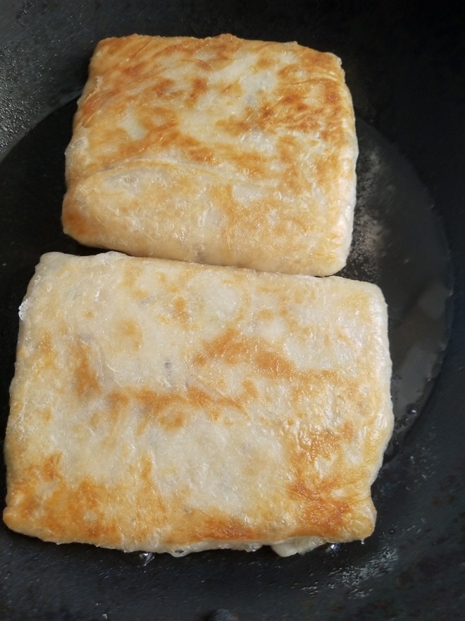 手抓饼馅饼~不用和面一样做馅饼的做法