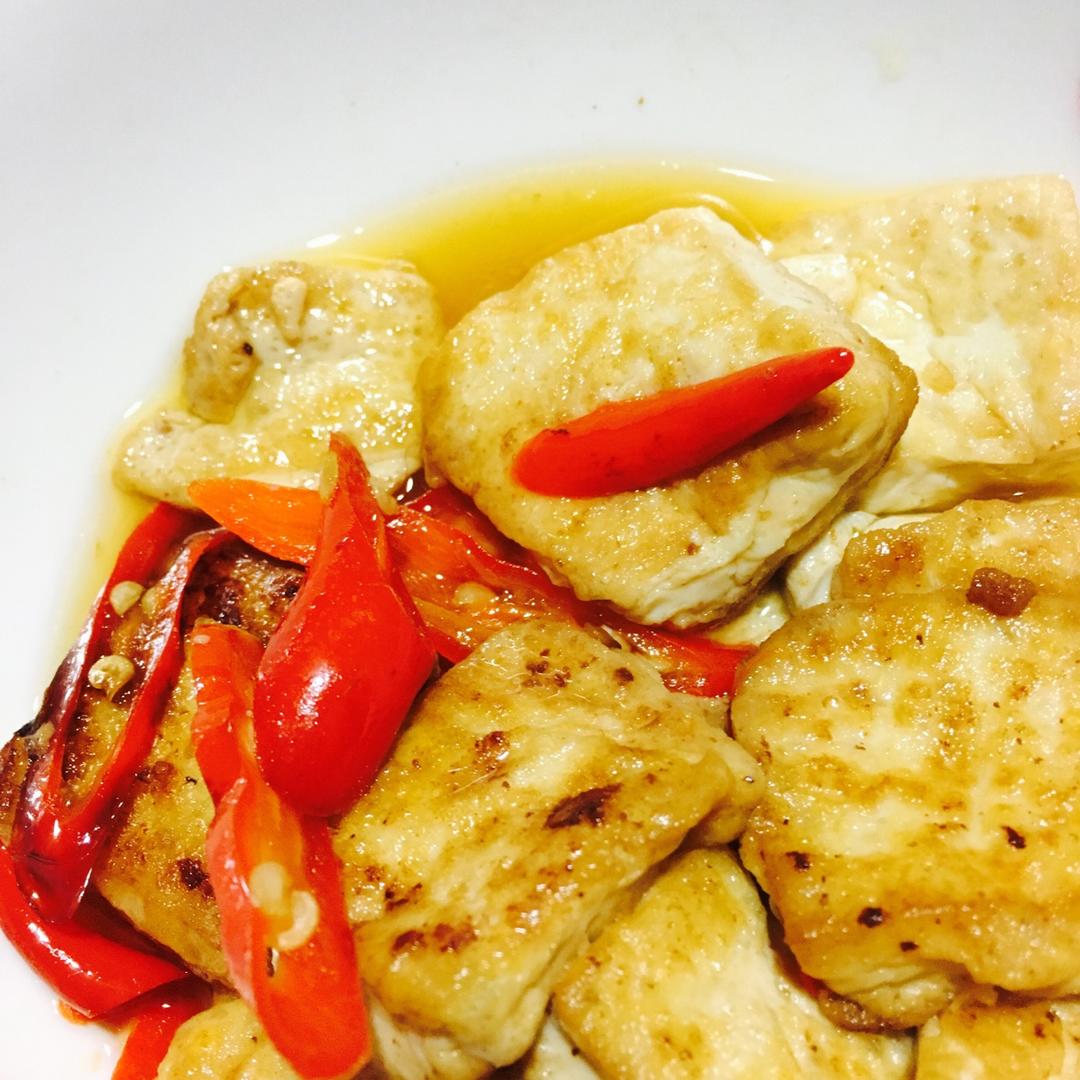 三三三呀做的家常煎豆腐