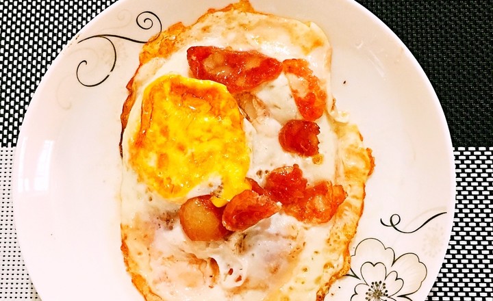 快手早餐之鸡蛋泡广式腊肠