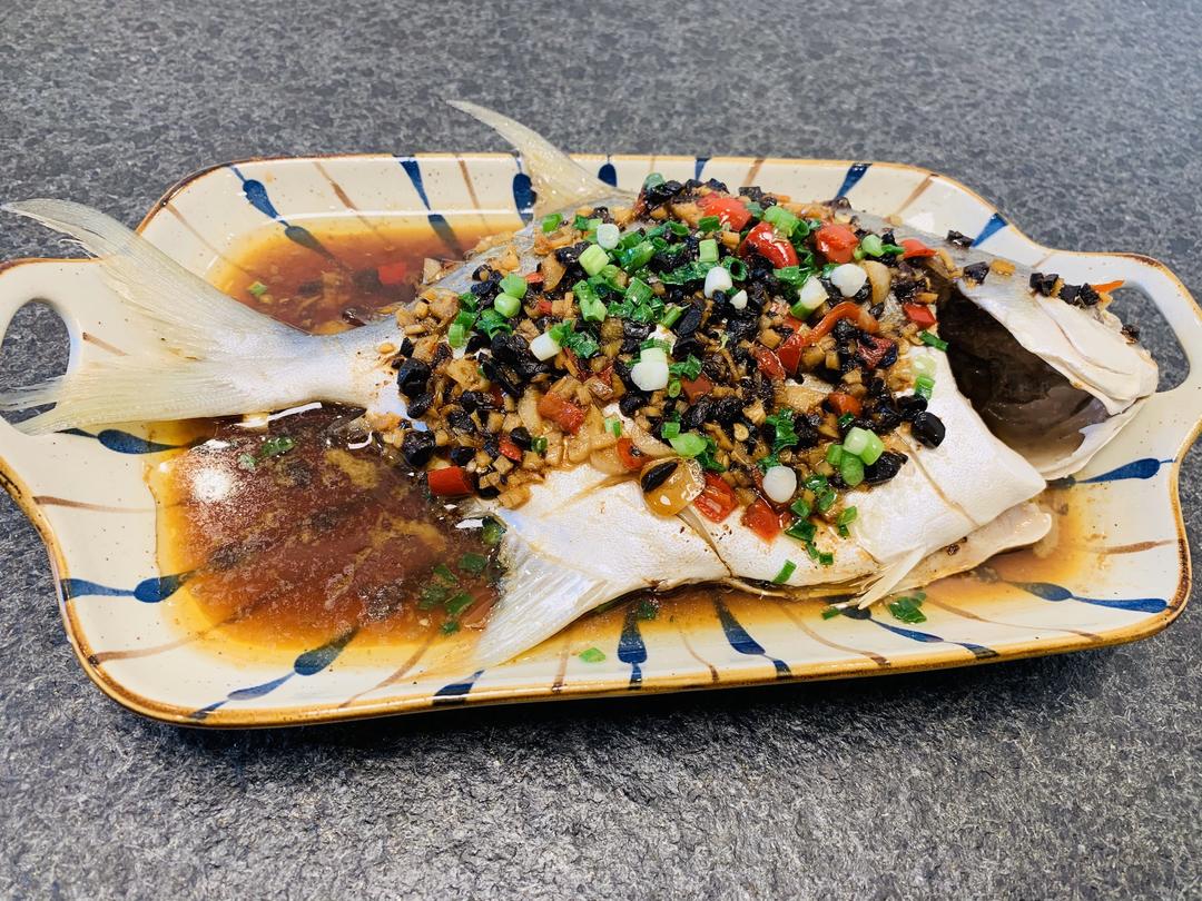 零失败豆豉蒸鲳鱼的做法
