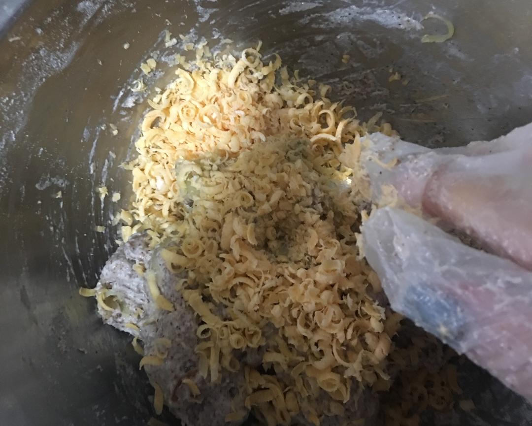 【全麦咸切达洋葱土豆面包——快手司康【健康主食】的做法步骤图】一只有猫病的Sunsun-制作