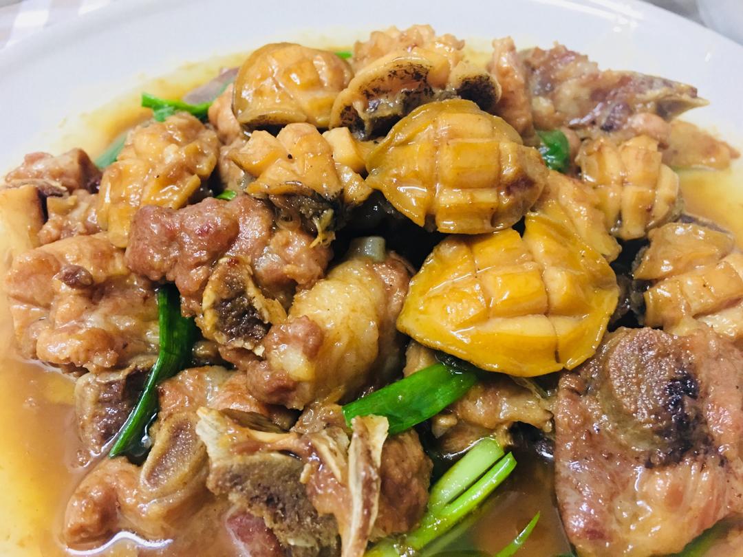 yuduo-mm做的小鲍鱼烧排骨