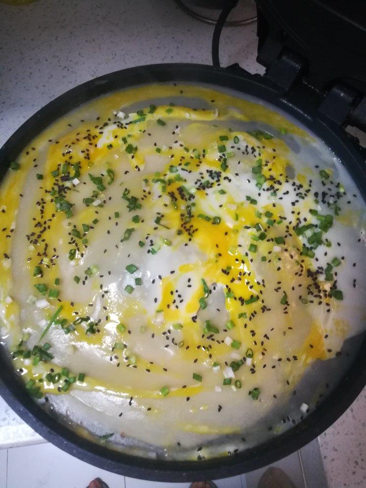 你我皆凡人啊做的早餐鸡蛋饼
