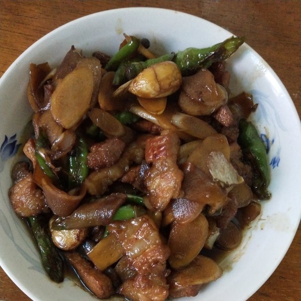 liub做的农家小炒肉【记忆中勾魂的油汤】