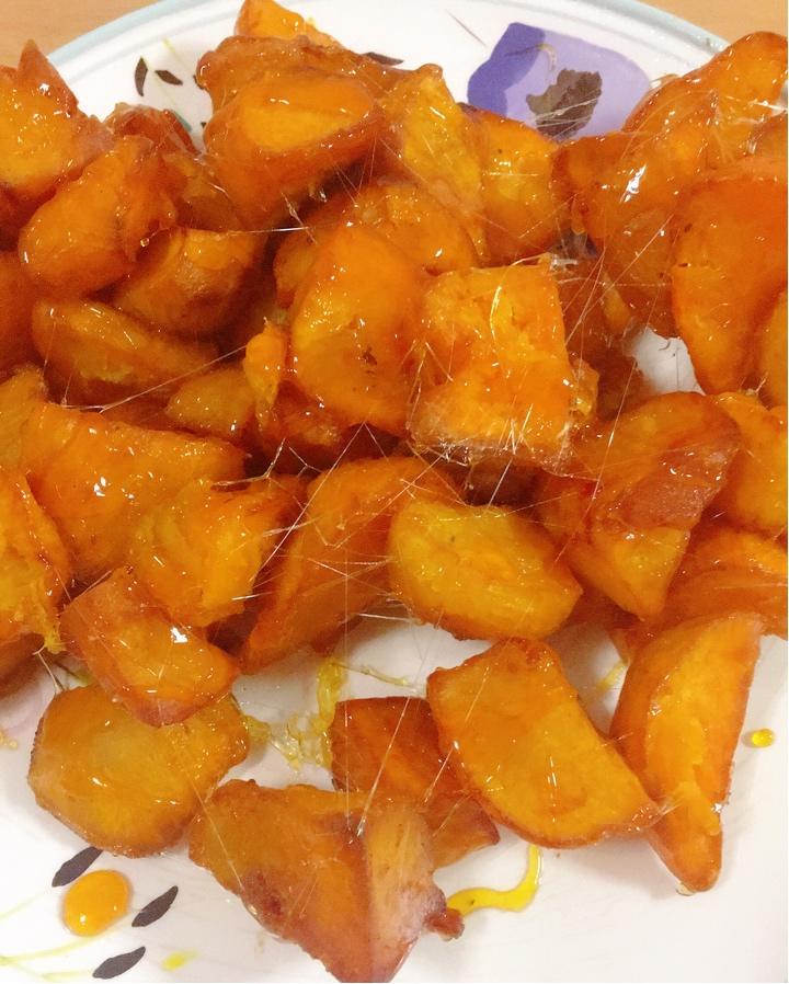 甜蜜的烘焙做的拔丝地瓜