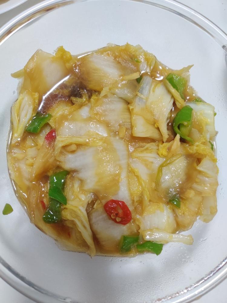 超级下饭的醋溜白菜的做法