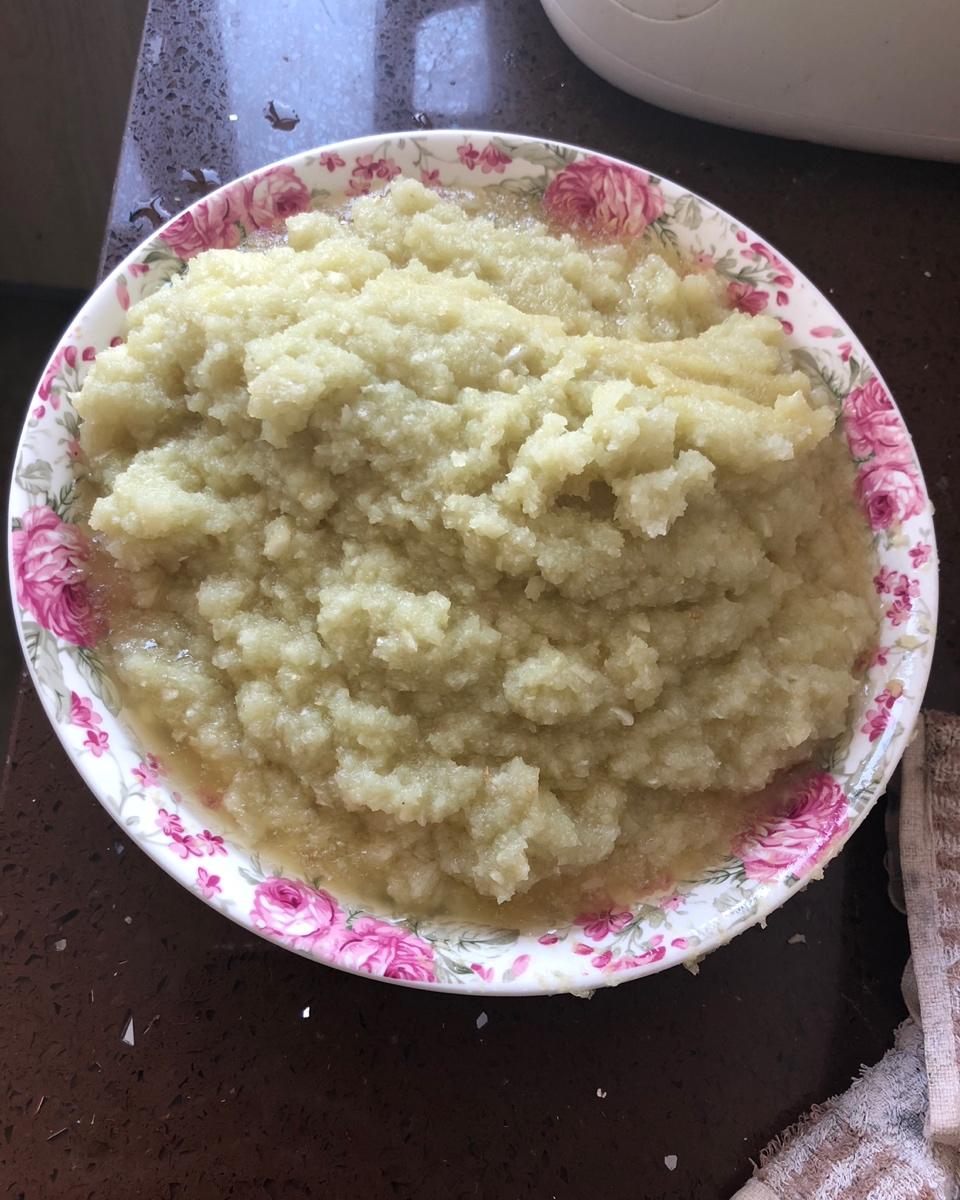 糖糖6006做的自制蒜蓉酱