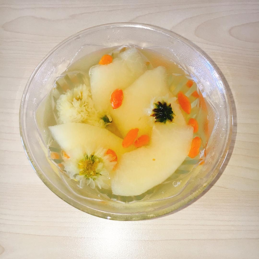 matilda1994做的菊花雪梨茶