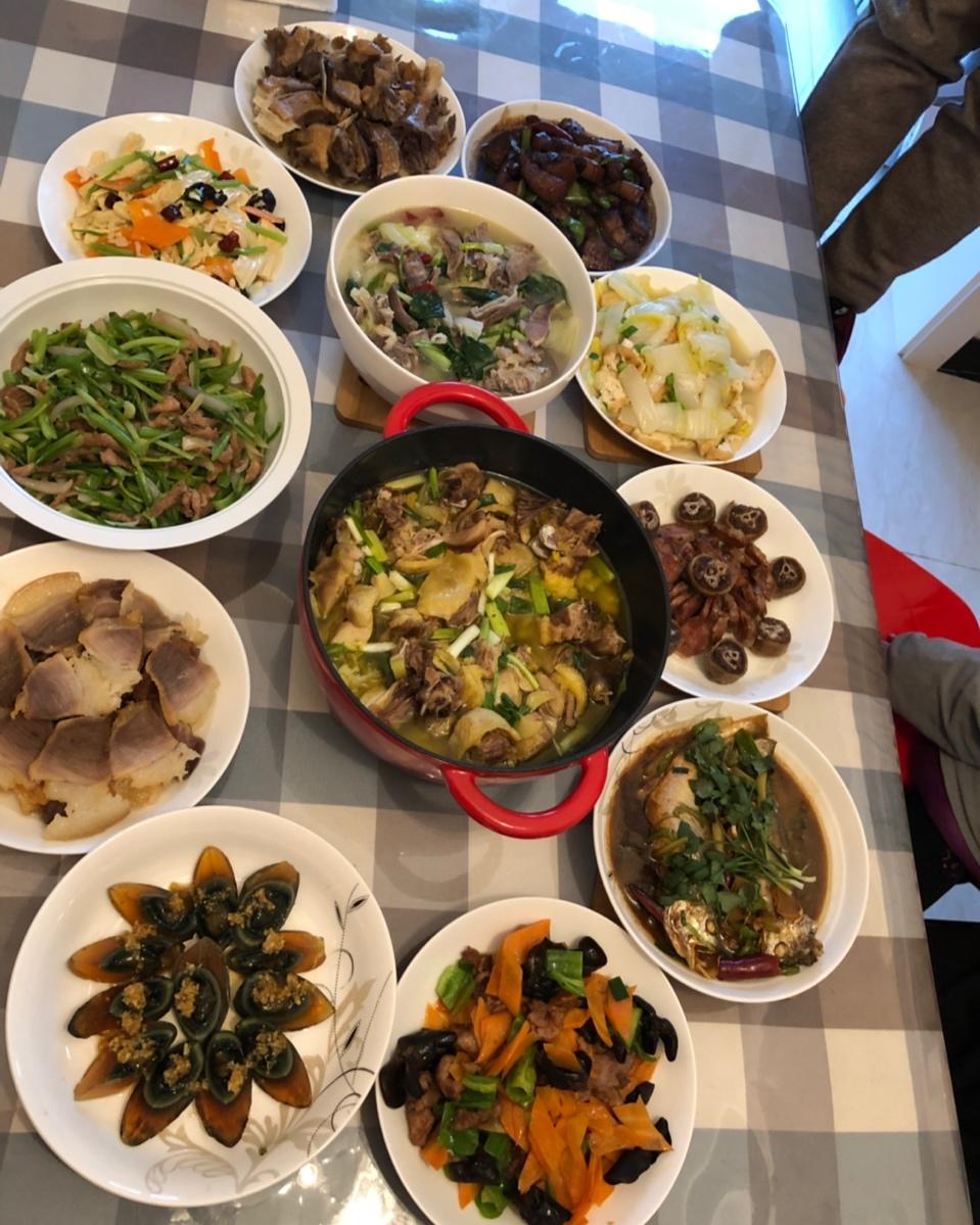 vivian孔做的年夜饭