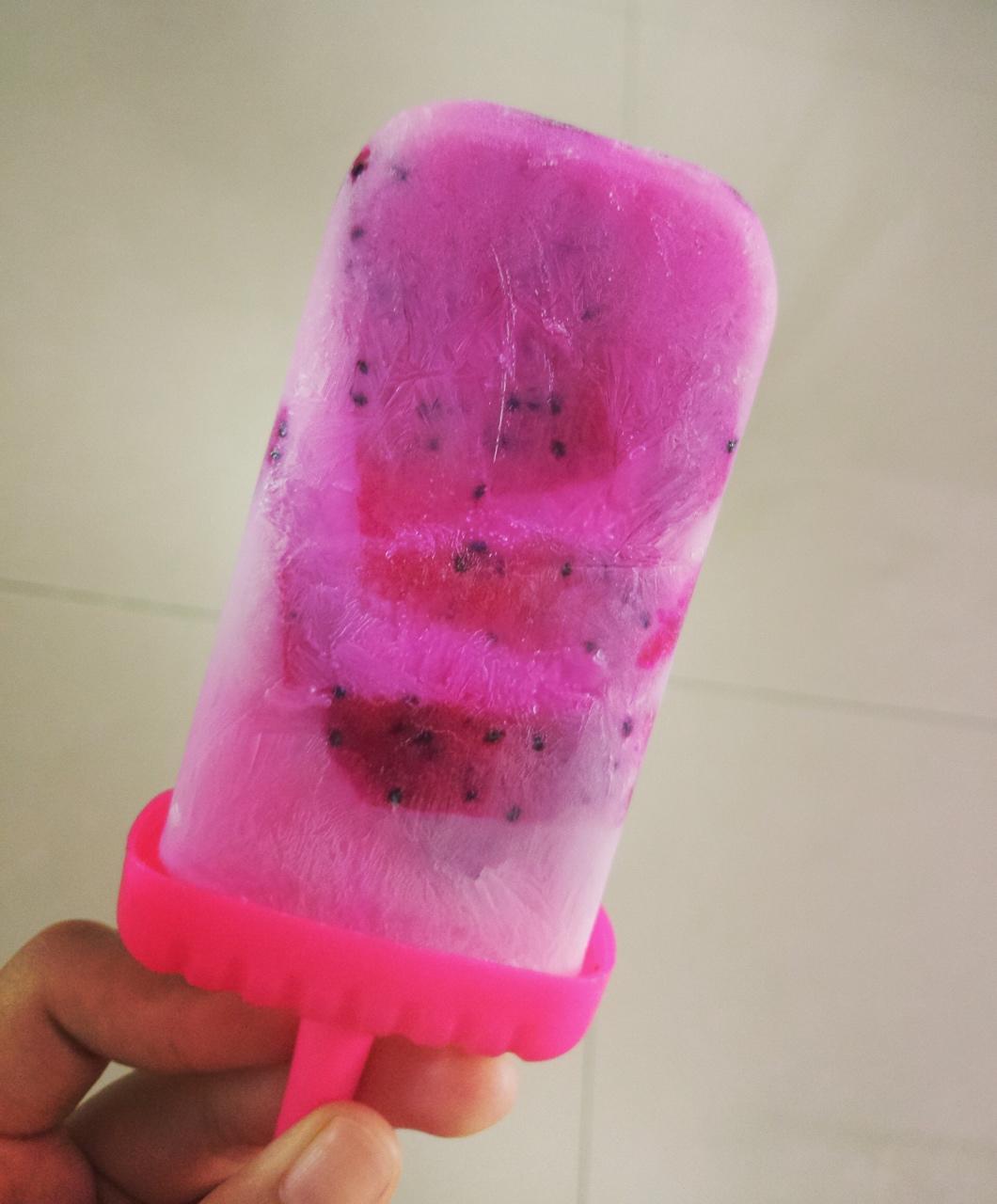 海还是海做的自制冰棍儿