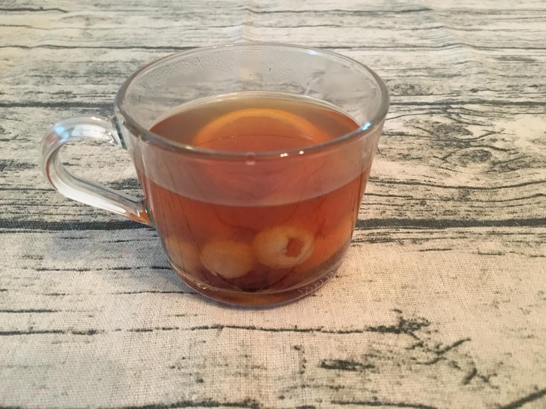 随风nini做的香橙桂圆茶