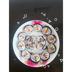 熊猫寿司图片大全 圆脸女神的熊猫寿司图片