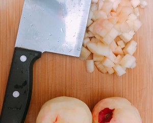 桃桃果酱和桃桃布丁~的做法 步骤2