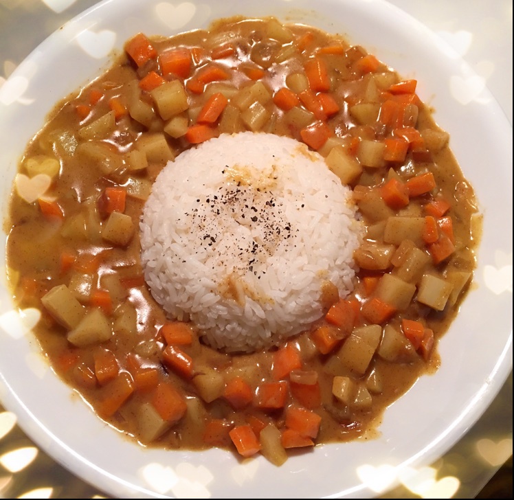 oo宝公主做的咖喱饭