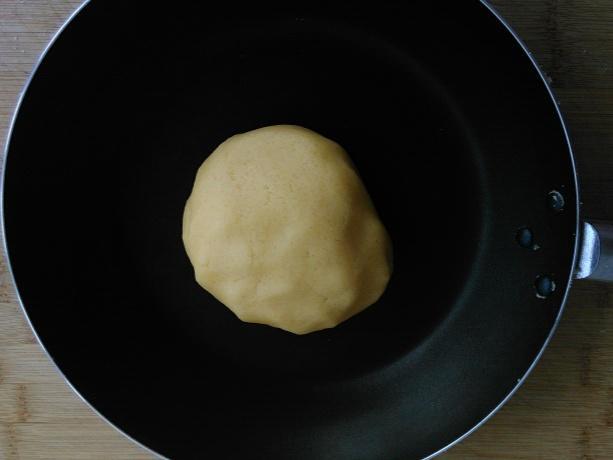 【平底锅起司蛋糕（改编版）的做法步骤图】园园果儿-制作