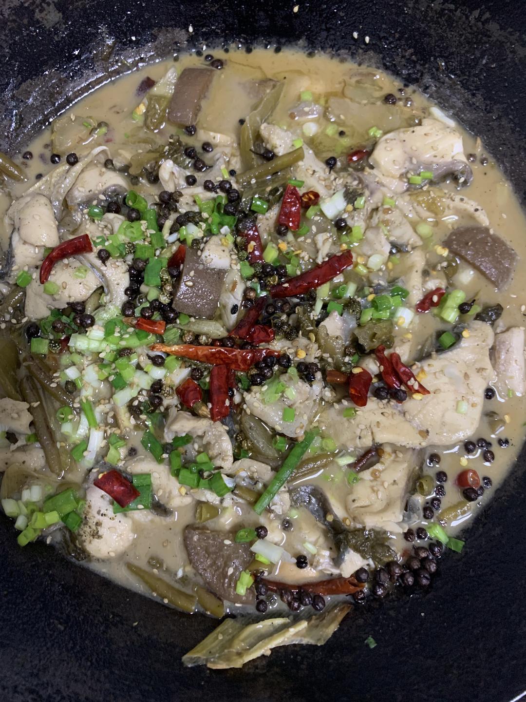 酸菜鱼的做法 步骤9