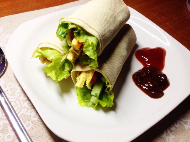 生菜豆皮卷的全部作品
