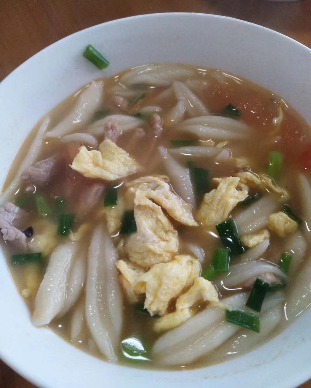 昊昊额娘做的面疙瘩