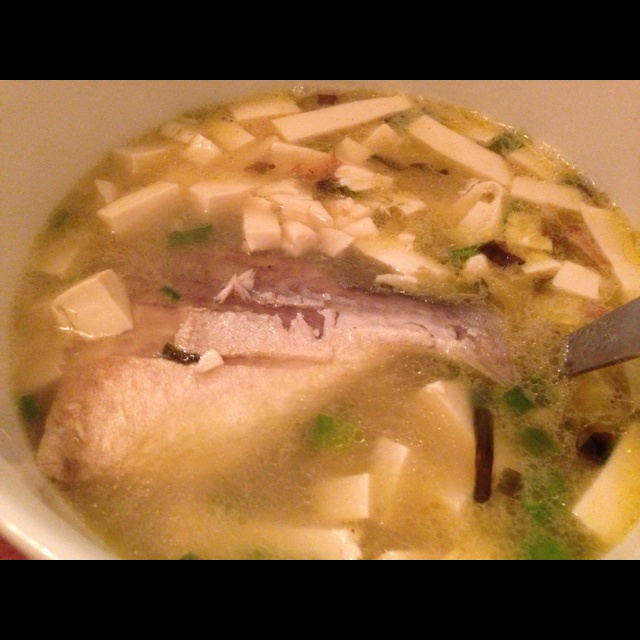 香草有了小香草-做的鲳鱼豆腐汤