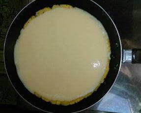 【平底锅起司蛋糕（改编版）的做法步骤图】园园果儿-制作