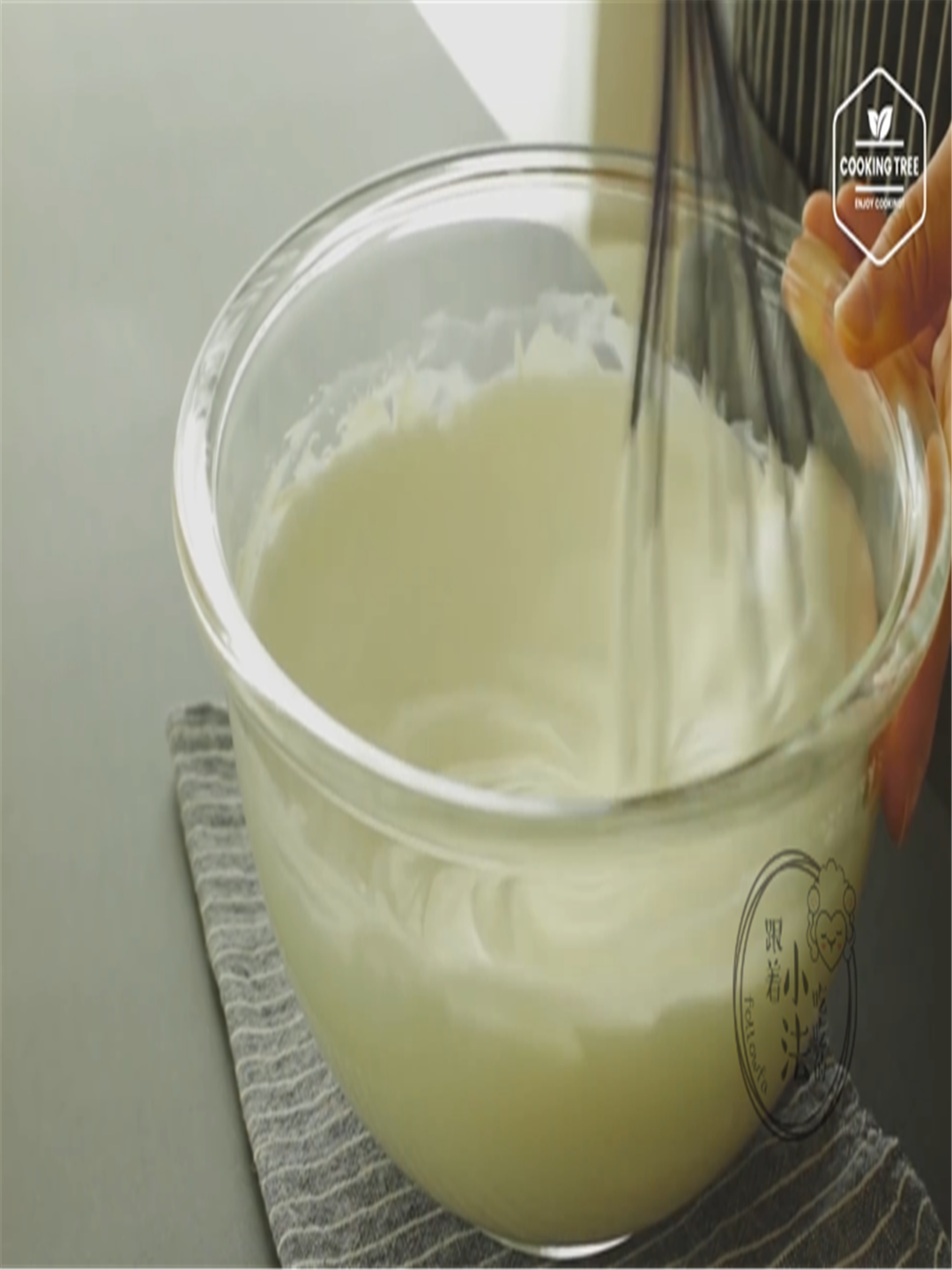 【leTao北海道双层芝士蛋糕,抹茶口味|cooking tree的做法视频_做法步骤】-制作