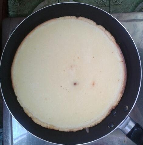 【平底锅起司蛋糕（改编版）的做法步骤图】园园果儿-制作