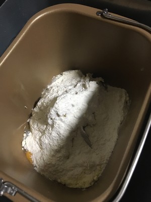 中种法的香葱肉松吐司的做法 步骤2