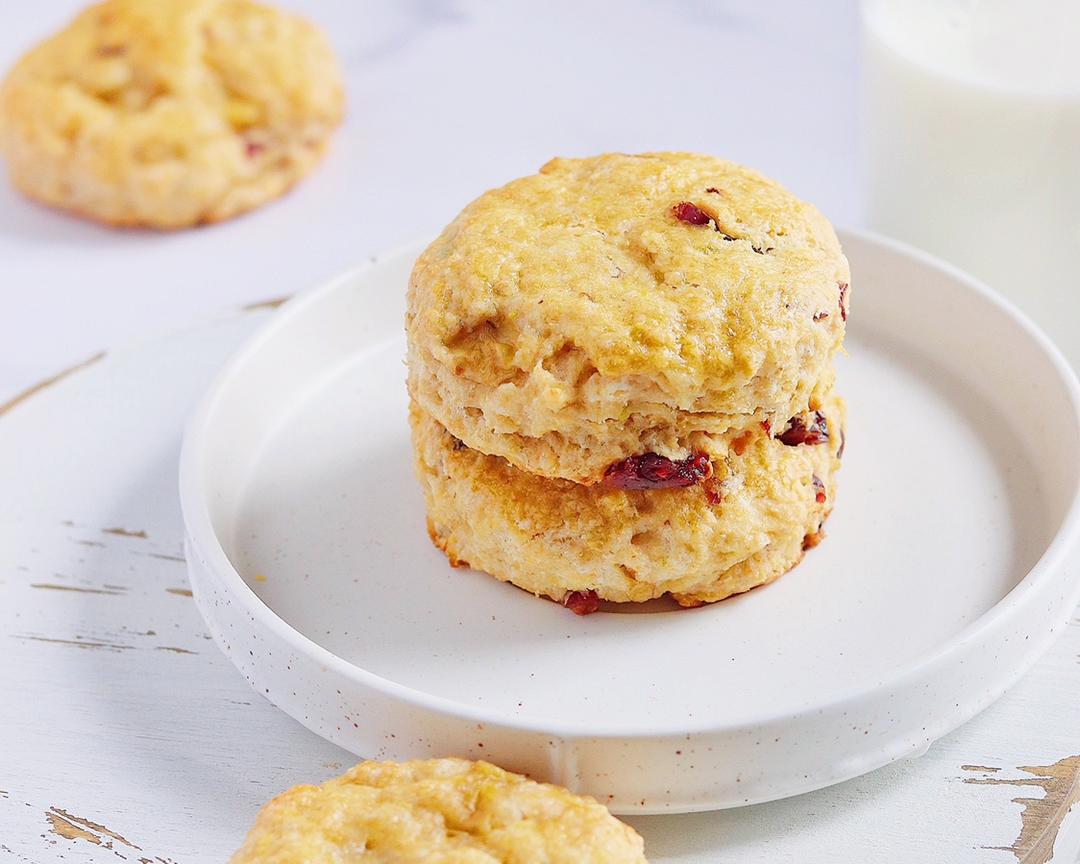 【香蕉蔓越莓全麦司康的做法步骤图】叨叨姐姐-制作