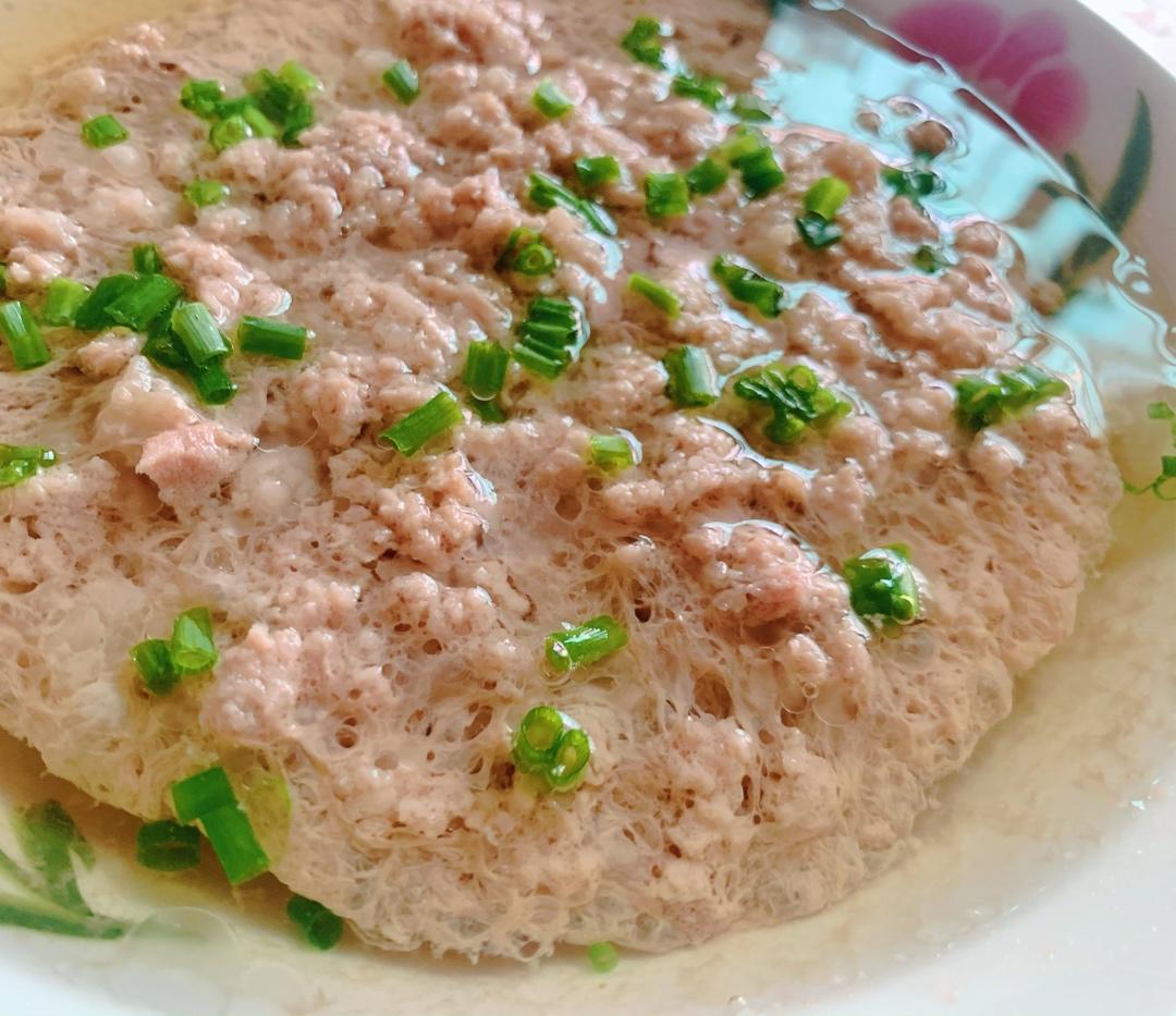 超下饭超简单的蒸肉饼